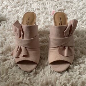 NEW Light pink mules